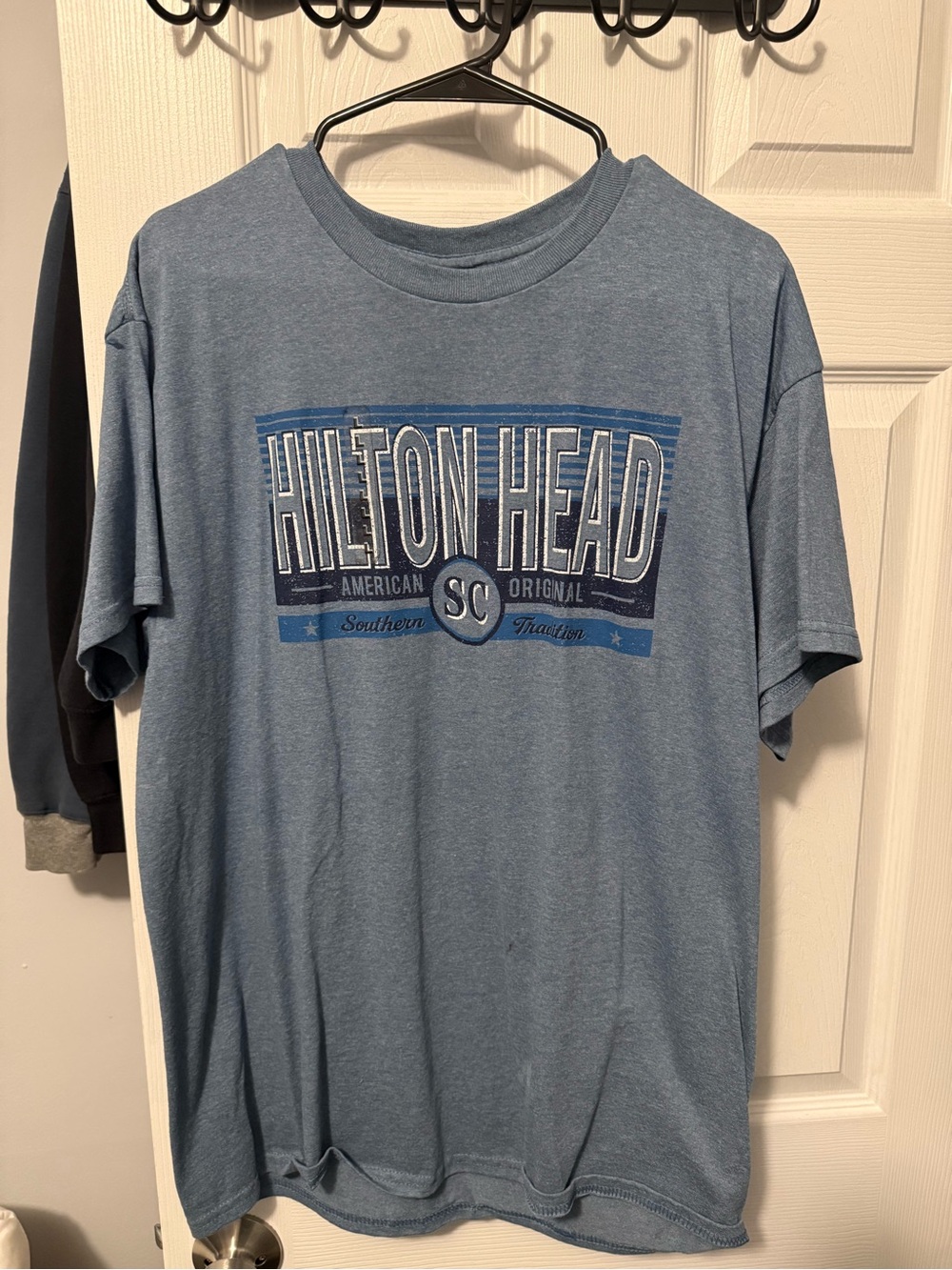 Gildan Hilton Head SC Graphic Tee in Light Blue
